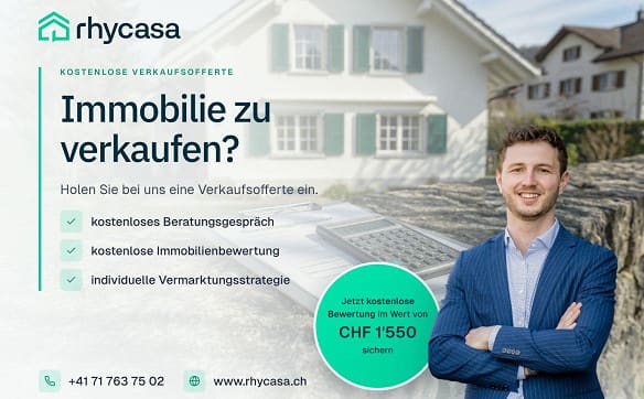Immobilie in Balgach - Zweifamilienhaus mit zwei Maisonettewohnungen im Dorfkern von Balgach - Bild 13