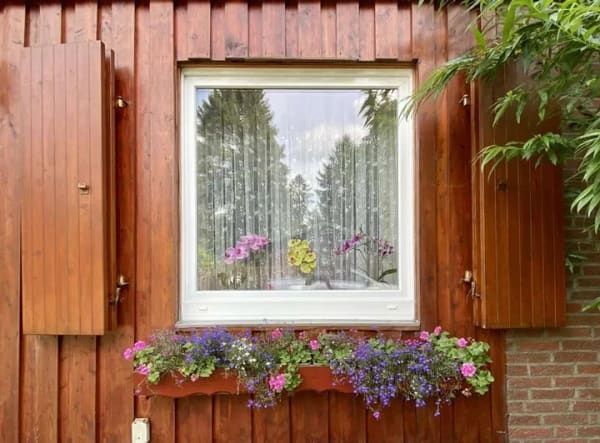 Immobilie in Ottersberg - Otterstedter See: Holzhäuschen mit Carport und Kamin - Bild 0