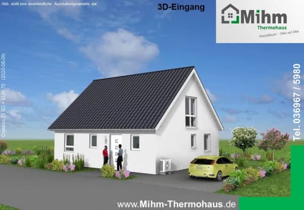 Immobilie in Geisa - Bungalow mit Einliegerwohnung für Kind/Gast/Pflegekraft - Bild 1