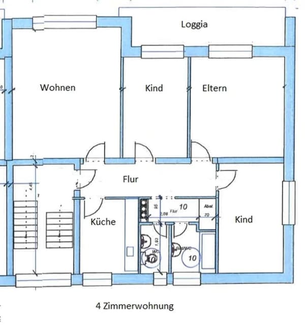 Immobilie in Rheda-Wiedenbrück - Solide 4-Raumwohnung / guter Zuschnitt / gute Lage! - Bild 0