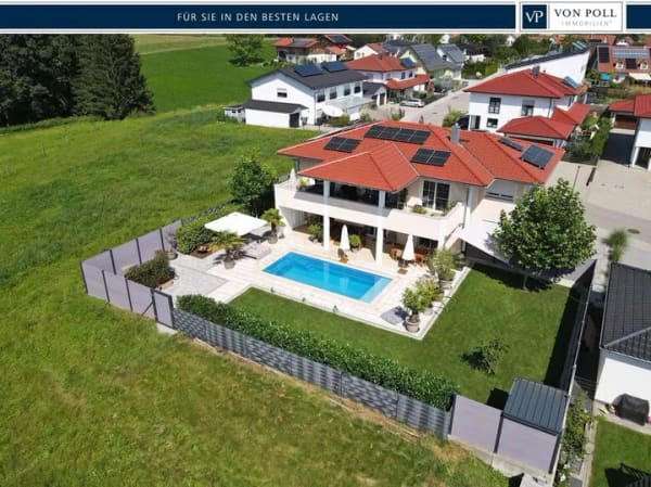 Immobilie in Vilsheim - Exklusive 4-Zimmer-Wohnung in Villa am Waldrand von Vilsheim – Ihr neues Zuhause! - Bild 0