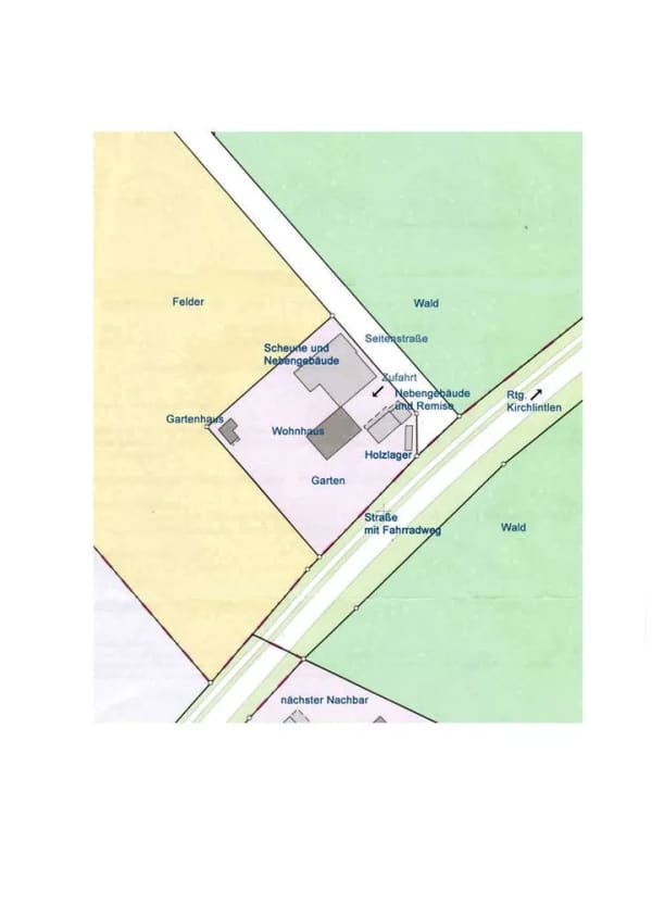 Immobilie in Kirchlinteln - Alleinlage! Resthof 4 Gebäude 1 Neubau  bei Verden für Handwerker, Großfamilien & Selbstversorger - Bild 1
