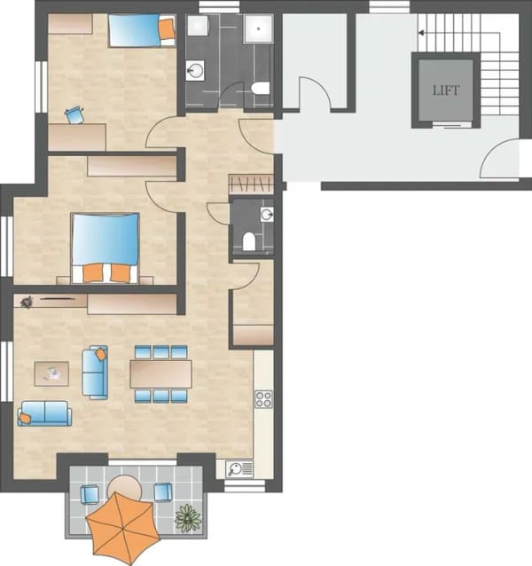 Immobilie in Grafenhausen - Wohnung in Grafenhausen - Bild 0