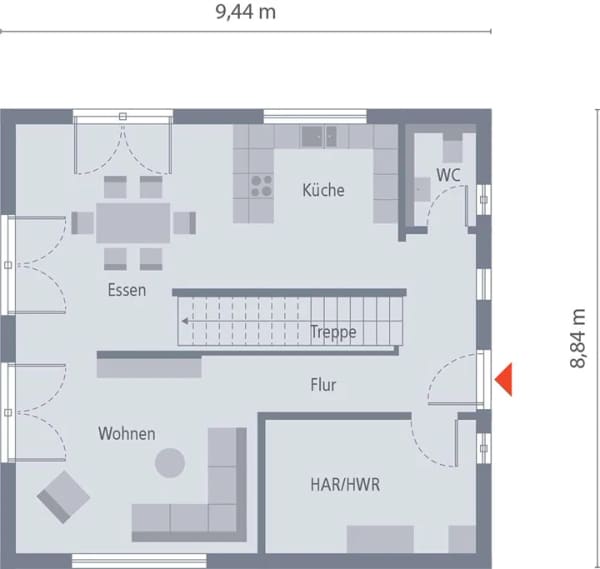 Immobilie in Altenthann - Einzugsfertig QNG. NH-Paket  und Hauskraftwerk - Bild 1