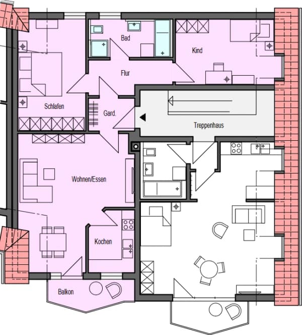 Immobilie in Eckental - TOP-Kapitalanlage!!!   3-Zimmer-Wohnung mit Balkon und TG-Stellplatz - Bild 2