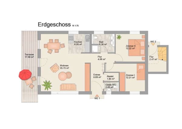 Immobilie in Glowe - Kapitalanleger aufgepasst:              Stilvolle 6-Zimmer-Penthouse-Wohnung  mit zwei Dachterrassen - Bild 2