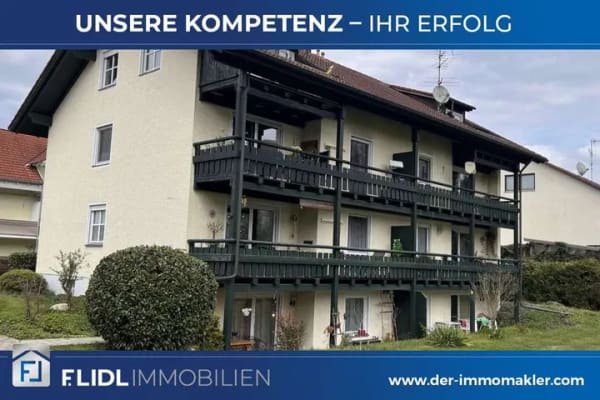 Immobilie in Bad Füssing - 1 Zimmer Eigentumswohnung Souterrain mit großer Terrasse - Bild 0