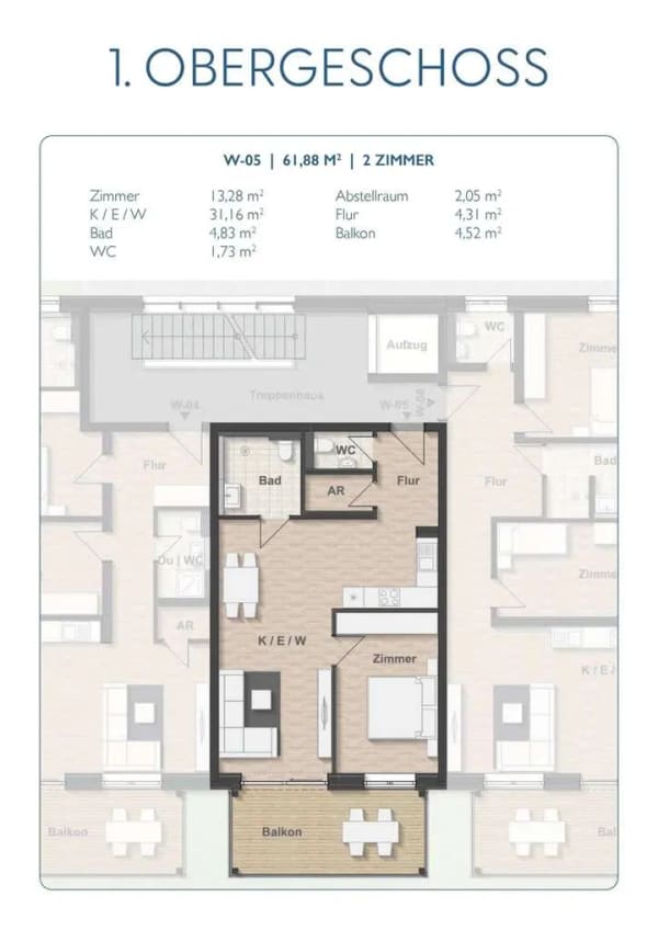 Immobilie in Fischen im Allgäu - 2-Zimmer Etagenwohnung (1.OG) in Fischen-Weiler - Bild 3