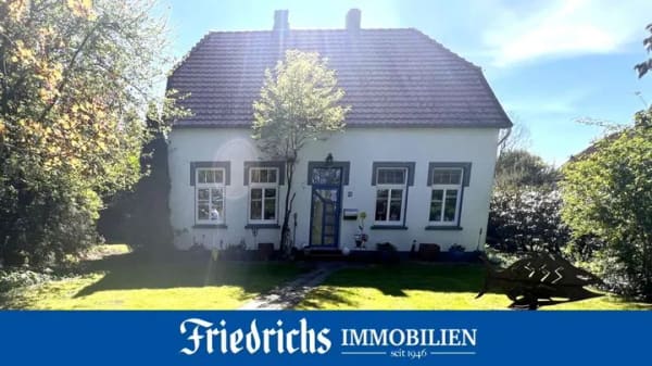 Immobilie in Jade - Teilmodernisiertes Wohnhaus in Jade-Schweiburg mit optionalem Bauplatz – Nähe Nordseeküste/Jadebusen - Bild 0