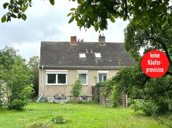 Immobilie in Anklam - HORN IMMOBILIEN ++ Gellendin bei Anklam, kleine Doppelhaushälfte für fleißige Hände, ruhige Lage - Bild 0