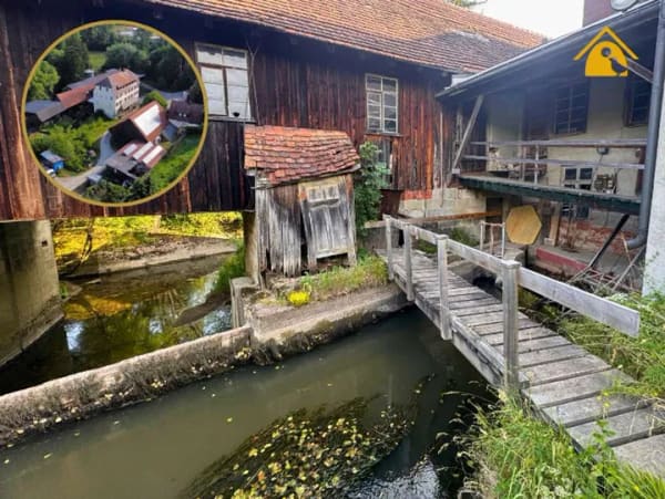 Immobilie in Gaildorf - Mehrfamilienhaus mit Entwicklungspotenzial – Mühlenanwesen mit Wasserkraft und Nutzflächen - Bild 0