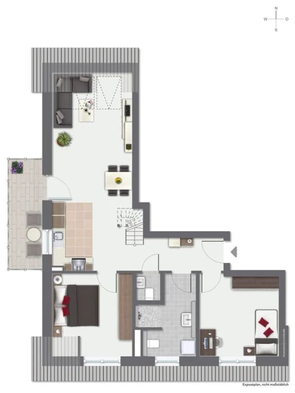 Immobilie in Villingendorf - Moderne 3,5-Zimmer-Galeriewohnung mit vielseitigem Nutzungspotenzial - Bild 2