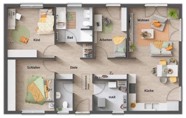 Immobilie in Geiselberg - ECO-Ausstattung für mehr Komfort und GRATIS Sofort-Strom vom eigenen Dach - Dein traumhafter Bungalow wird Realität! - Bild 4
