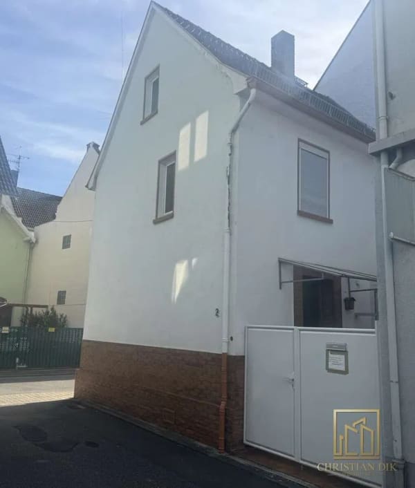Immobilie in Nierstein - Christian Dik Immobilien / Kleines, schnuckeliges Einfamilienhaus in ruhiger Lage - Bild 1