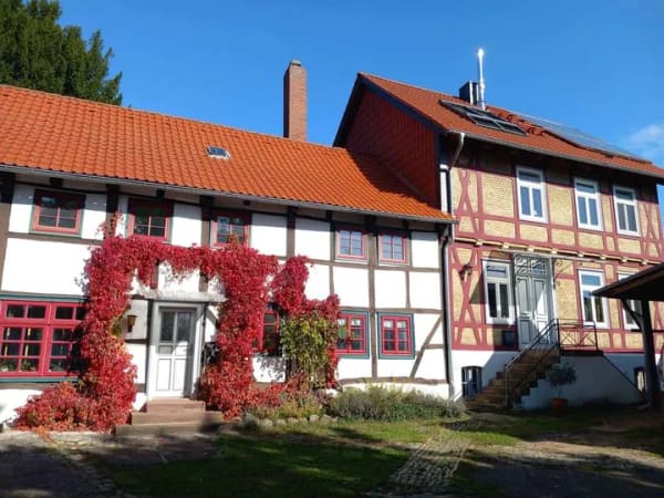 Immobilie in Denkte - Liebhaberobjekt - zwei restaurierte Fachwerkhäuser mit gepflegtem Garten und Nebengebäuden/Bauplatz - Bild 1
