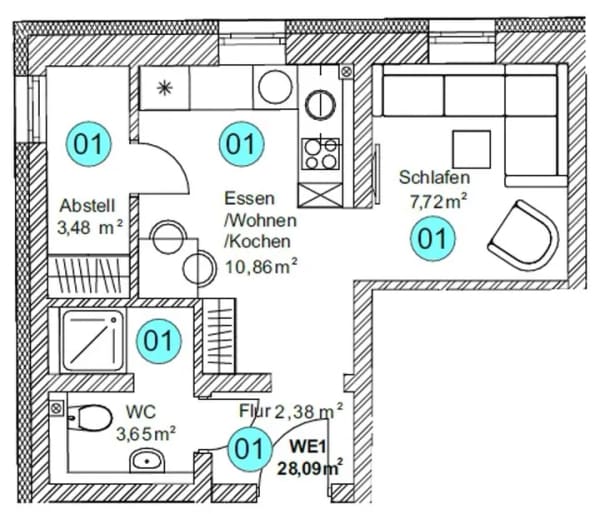Immobilie in Fridingen an der Donau - KfW-40-Apartments - ideal für Eigennutzer und Anleger - Bild 0