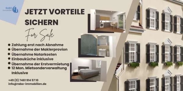 Immobilie in Fridingen an der Donau - Kernsanierte Apartments im KfW-40-Standard - Bild 1