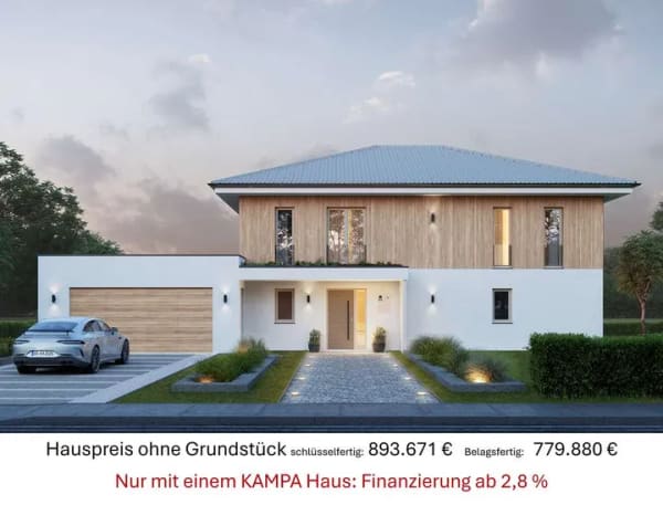 Immobilie in Hohenroth - KAMPA Architekten-Haus mit Büro & separatem Eingang – ideal für Selbstständige - Bild 0