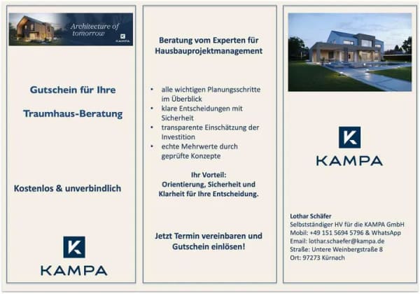Immobilie in Hohenroth - KAMPA Architekten-Haus mit Büro & separatem Eingang – ideal für Selbstständige - Bild 4