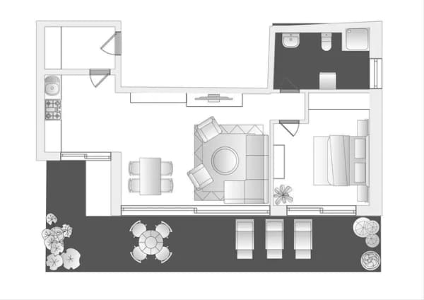 Immobilie in Karsbach - Heimat neu gedacht – moderne 2-Zimmer-Penthousewohnung im Herzen von Karsbach - Bild 4