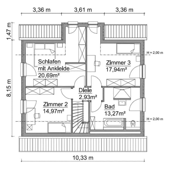 Immobilie in Mohrkirch - Modernes KFW 40 ScanHaus mit Grundstückhinweis in Mohrkirch - Bild 2