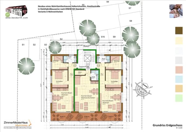 Immobilie in Volkertshausen - ALPEN- & FERNBLICK I KFW-Förderung I Natürlich aus Holz: Helle, wohngesunde 5 bis 8-Zimmer Maisonettewohnung in Singen-Volkertshausen - Bild 4
