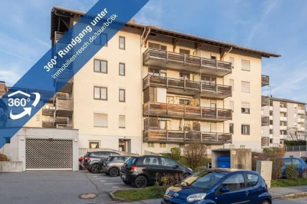 Immobilie in Passau - Pfiffiges 1-Zimmer-Appartement mit separater Küche und Balkon in Passau-Grubweg - Bild 0