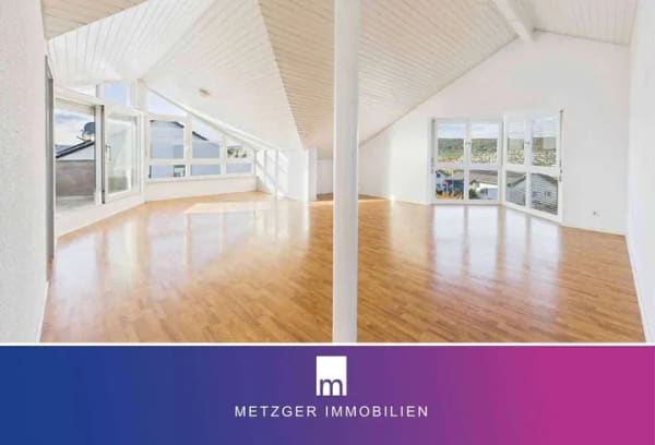Immobilie in Deizisau - Lichtverwöhnte, offen gestaltete Dachgeschosswohnung mit Süd-Balkon - Bild 0