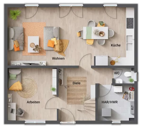 Immobilie in Göhl - Massiv bauen – sicher bauen: EFH Flair 125 schlüsselfertig inkl. Grundstück, Festpreis & Schutzbrief - Bild 4