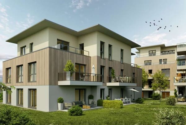Immobilie in Peiting - Moderne und hochwertige 3-Zimmer-Penthousewohnung im 3. Obergeschoss mit Dachterrasse - Bild 1