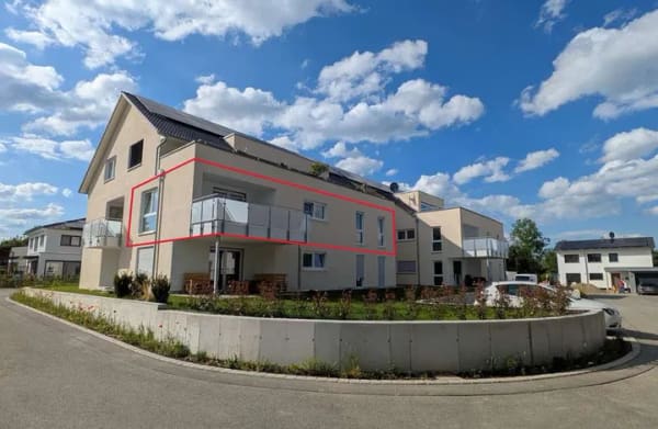 Immobilie in Schemmerhofen - Hochwertige 3,5-Zimmer-Eigentumswohnung in Neubau – stilvoll wohnen in ruhiger Lage - Bild 1