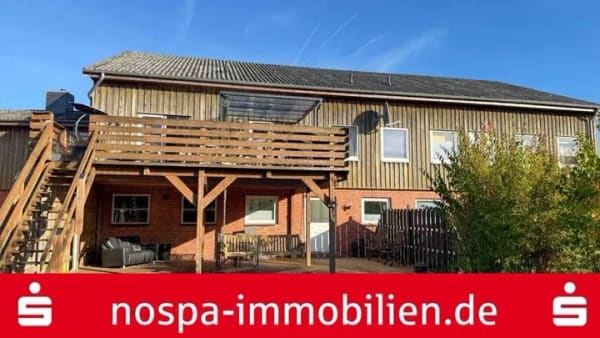 Immobilie in Handewitt - Modernisiertes Reihenmittelhaus mit Balkon, Garage und Doppelcarport! - Bild 0