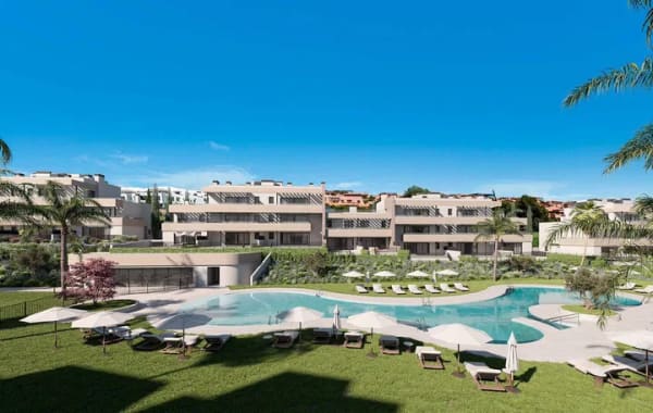 Immobilie in Essel - Neubau Wohnungen in Casares Costa in erster Linie des Golfplatzes - Bild 0