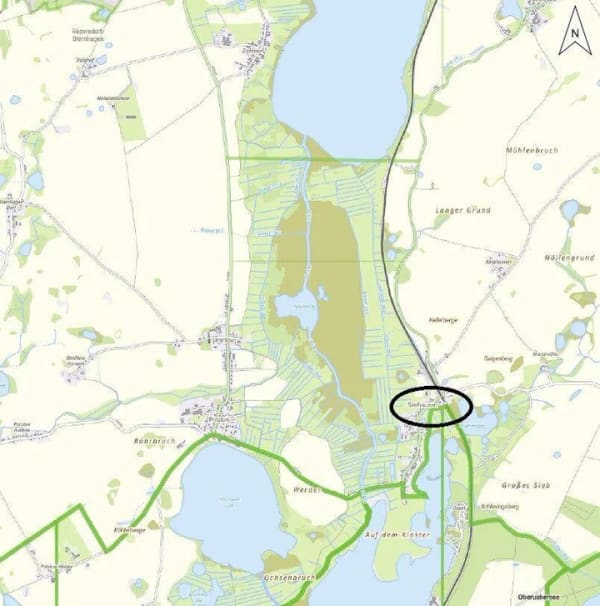 Immobilie in Oberuckersee - Doppelhaus in ruhiger Randlage in landschaftlich reizvoller Gegend - Bild 1