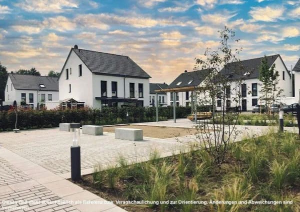 Immobilie in Hahnheim - Neubau-Doppelhaushälfte mit Satteldach nach EH 40 Effizienzstandard! - Bild 3
