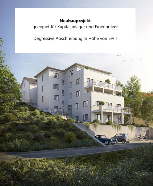 Immobilie in Mitterfels - JETZT AFA 5% sichern! Neubauwohnung mit Aufzug und großer Dachterrasse! - Bild 0