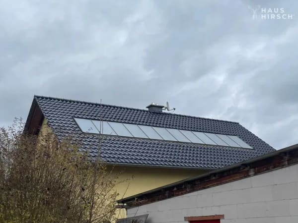 Immobilie in Oberschöna - Großes Einfamilienhaus m Einliegerwohnung gr Garage, Zisterne und Photovoltaik - Bild 2