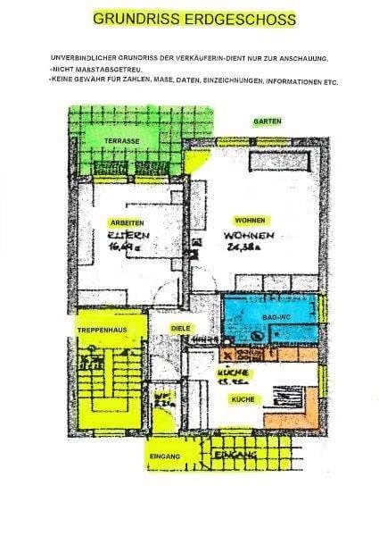 Immobilie in Reckendorf - RECKENDORF: FREISTEHENDES HAUS ZUM KOMPLETT-SANIEREN+2 GARAGEN AUF ca.673m2 FÜR 185.000,-EURO - Bild 3