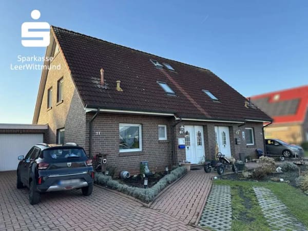 Immobilie in Hesel - Vermietetes Doppelhaus mit Weitblick!  - Bild 0