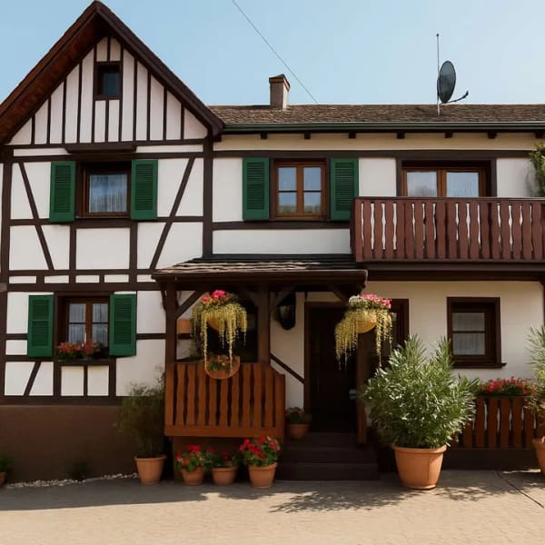 Immobilie in Gaggenau - Idyllisches Zweifamilienhaus mit Garagen und viel Nutzfläche in Gaggenau-Michelbach

 - Bild 0