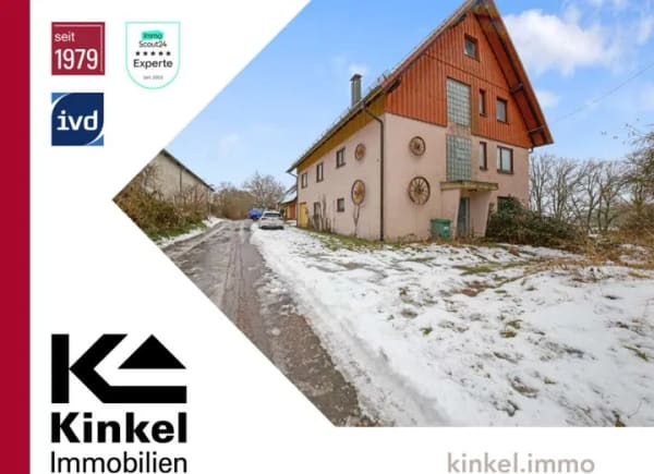 Immobilie in Calw - Ihr neues Projekt: Zwei- bis Dreifamilienhaus mit nebenstehendem Rohbau und riesigem Grundstück! - Bild 0