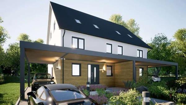 Immobilie in Lambrechtshagen - Luxuriöse Doppelhaushälfte in Rostock - Bild 1