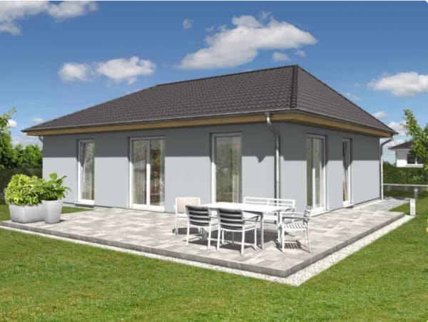 Immobilie in Breitengüßbach - Moderner Town & Country Bungalow 92 – Wohnen auf einer Ebene | Effizienzhaus 55 | Breitengüßbach - Bild 0