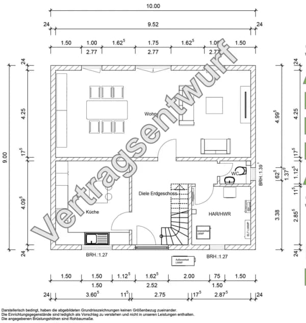 Immobilie in Breitengüßbach - Modernes Town & Country Familienhaus Flair 134 – Massiv gebaut | KfW-Effizienzienzhaus | Neubauprojekt in Breitengüßbach - Bild 4