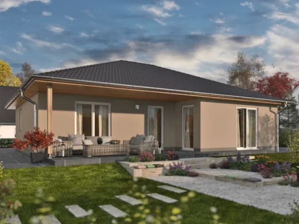 Immobilie in Breitengüßbach - Town & Country Winkelbungalow 108 – 4 Zimmer auf einer Ebene | Neubau in Breitengüßbach - Bild 0