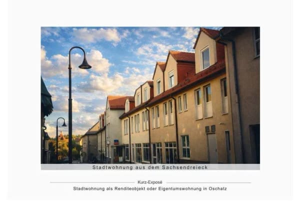 Immobilie in Oschatz - Stadtwohnung als Renditeobjekt oder Eigentumswohnung im Zentrum von Oschatz - Bild 0