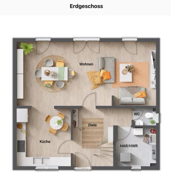 Immobilie in Lehesten - Town & Country Flair 125 – 4 Zimmer auf 135,74 m² | Grundstück 538 m² in Lehesten - Bild 2
