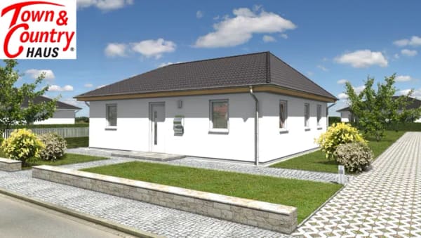Immobilie in Lehesten - Town & Country Bungalow 92 – ebenerdiges Wohnen | Grundstück ca. 538 m² in Lehesten - Bild 1