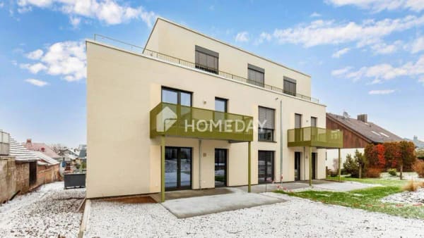Immobilie in Kürnach - Neubau/Erstbezug! Zwei-Zimmer-Wohnung mit überdachter Terrasse und Garten - Bild 0