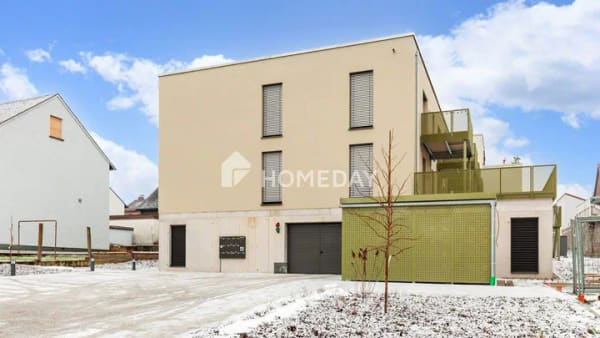 Immobilie in Kürnach - Neubau/Erstbezug! Zwei-Zimmer-Wohnung mit überdachter Terrasse und Garten - Bild 2